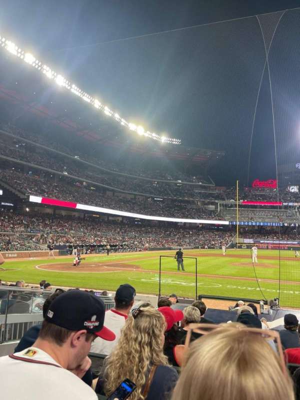 Truist Park, section: 21, row: 11, seat: 2