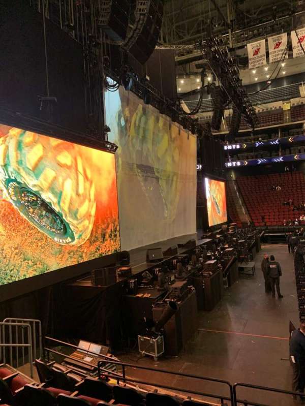 Prudential Center, section: 17, row: 8, seat: 2