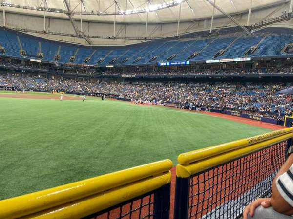 Tropicana Field, section: 145, row: T, seat: 11