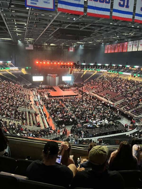 UBS Arena, section: 215, row: 4, seat: 9