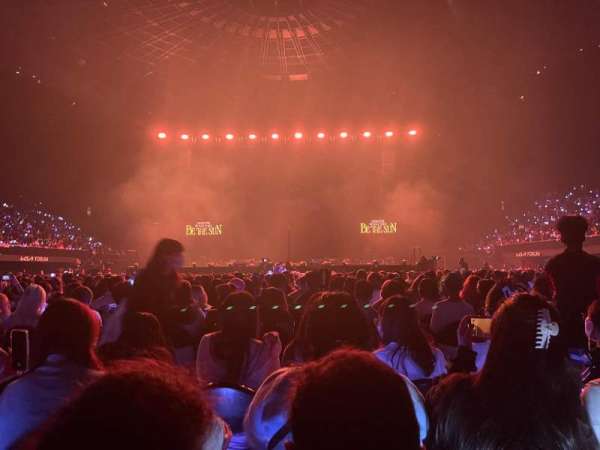 Kia Forum, section: 2, row: 4, seat: 11