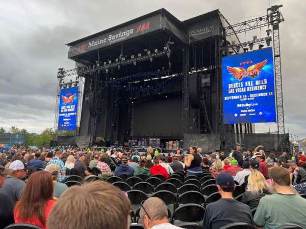 Maine Savings Amphitheater, section: 101, row: EE, seat: 8