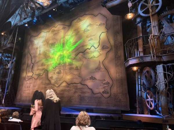 Gershwin Theatre, section: Orchestra R, row: C, seat: 10