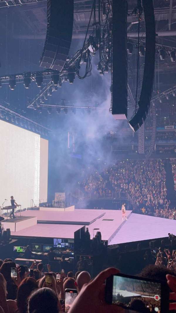 The O2, London, section: 101, row: N, seat: 24