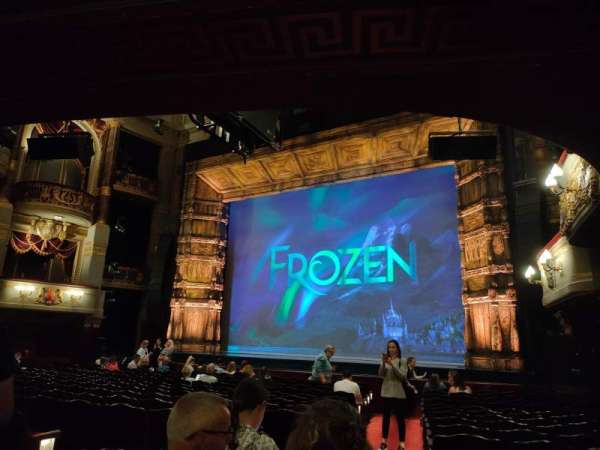 Theatre Royal Drury Lane, section: Stalls, row: P, seat: 13