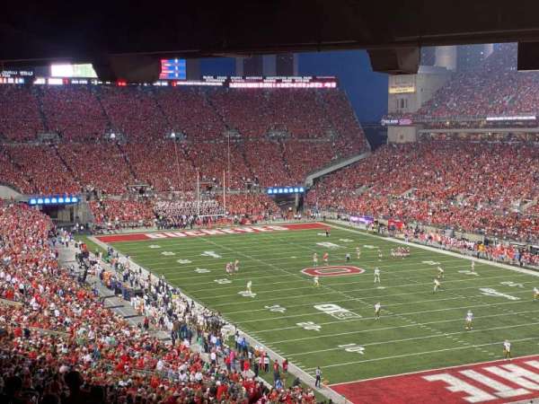 Ohio Stadium, section: 6B, row: 9, seat: 32