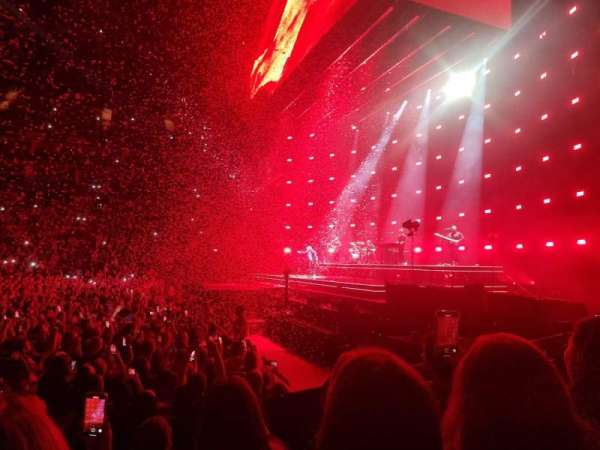 The O2, London, section: 112, row: F, seat: 388