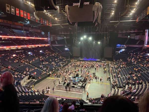 Bridgestone Arena, section: 202, row: H, seat: 12
