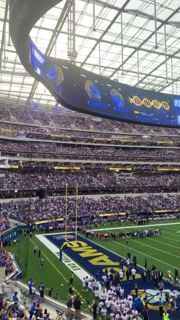 SoFi Stadium, section: 238, row: 2, seat: 8