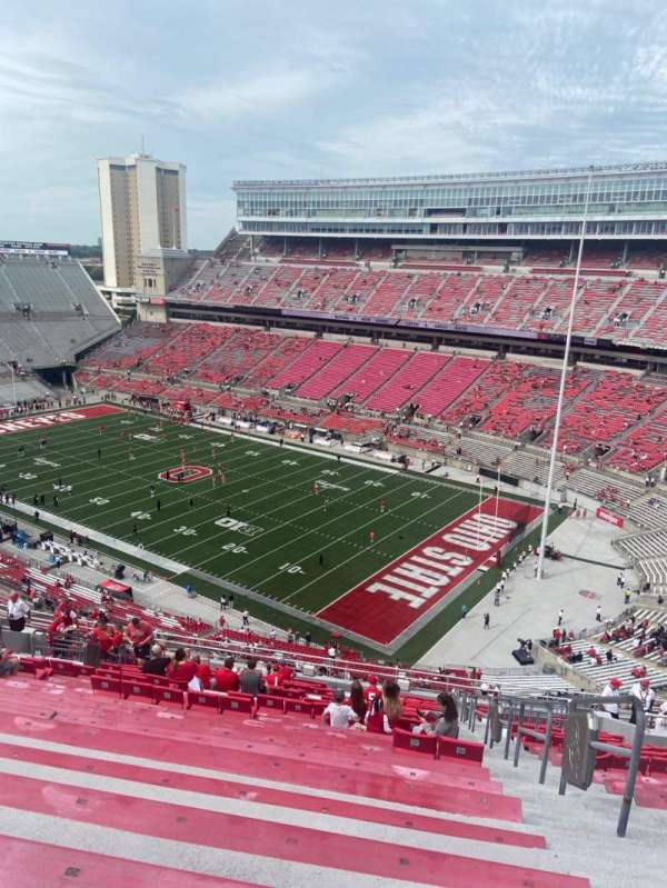 Ohio Stadium, section: 22C, row: 26, seat: 19