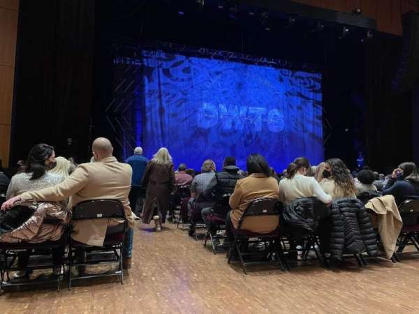 The Theater at MGM National Harbor, section: 104, row: AA, seat: 2