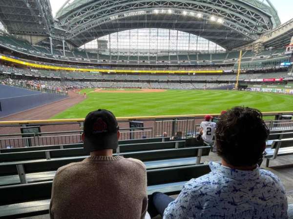 American Family Field, section: 104, row: 6