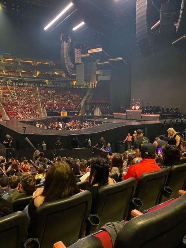 Toyota Center, section: 106, row: 9, seat: 11
