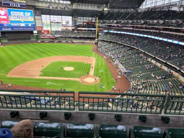 American Family Field, section: 426, row: 3, seat: 8
