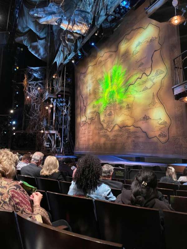 Gershwin Theatre, section: Orchestra R, row: C, seat: 18