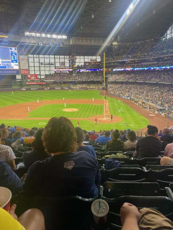 American Family Field, section: 222, row: 16, seat: 6