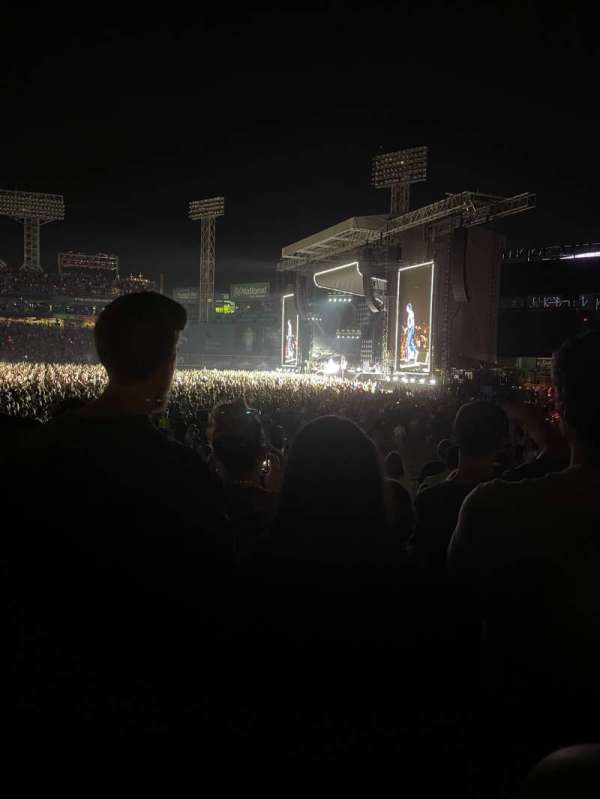 Fenway Park, section: Right Field Box 92, row: LL, seat: 7-8