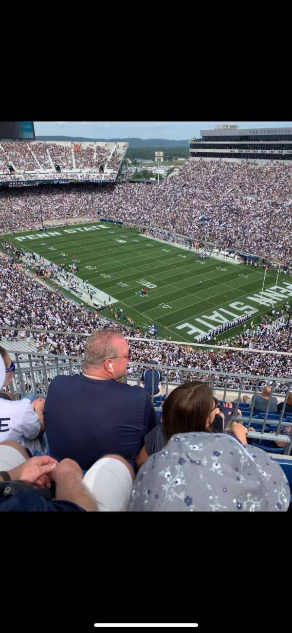 Beaver Stadium, section: SJU, row: 63, seat: 22