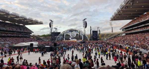 Croke Park, section: 316, row: W, seat: 11-14