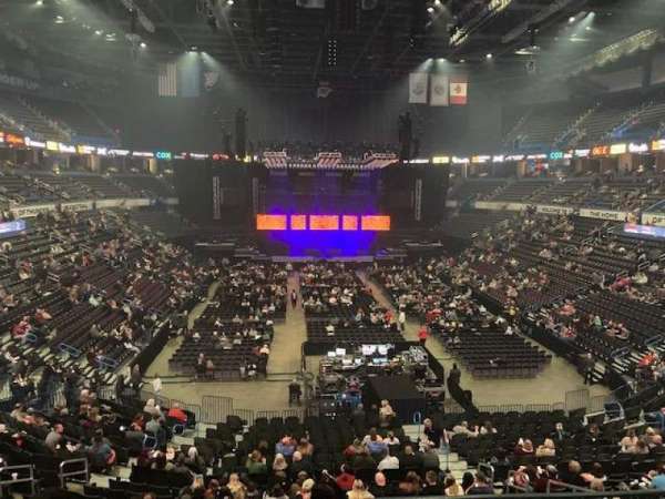 Paycom Center, section: 210, row: E, seat: 8