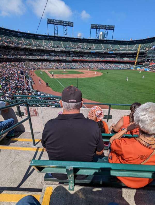 Oracle Park, section: 150, row: 3, seat: 10