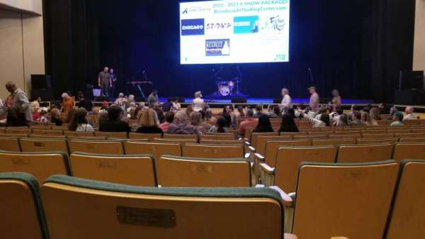 King Center for the Performing Arts, section: Orch, row: N, seat: 23