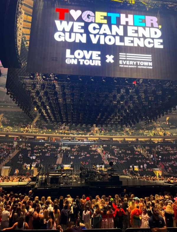 Madison Square Garden, section: 107, row: 6, seat: 5