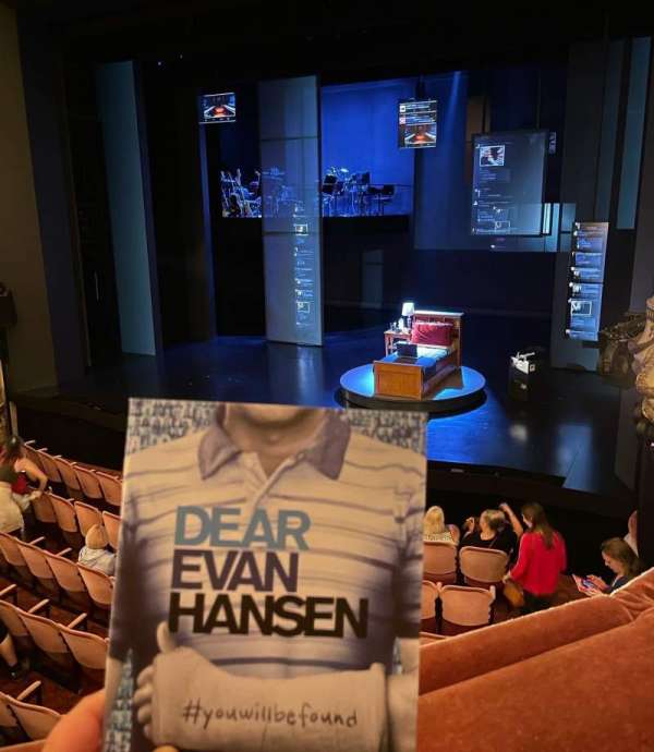 Noel Coward Theatre, section: Royal circle, row: A, seat: 7