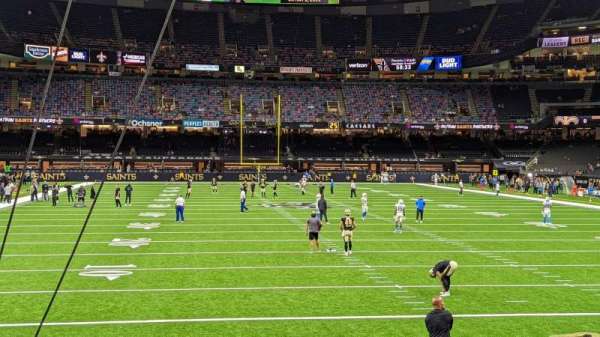 Caesars Superdome, section: 129, row: 6, seat: 5