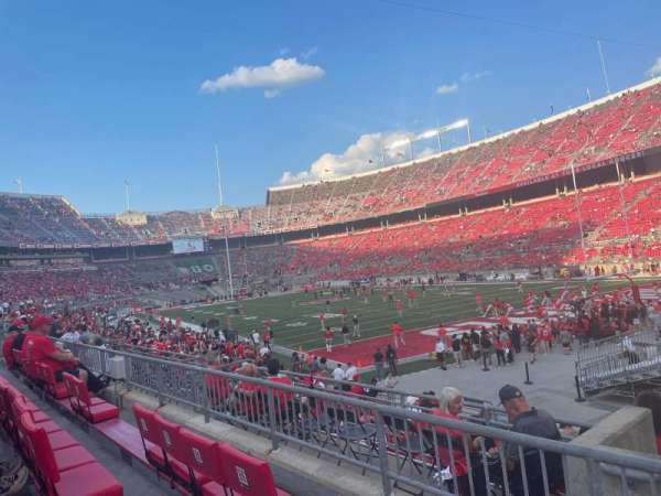 Ohio Stadium, section: 29A, row: 3, seat: 32