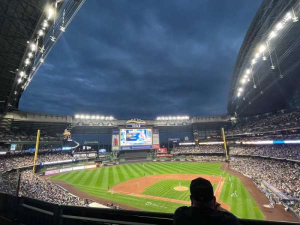 American Family Field, section: 334, row: 2, seat: 4