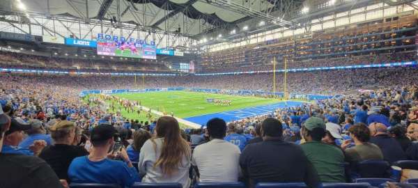 Ford Field, section: 134, row: 24, seat: 8
