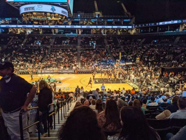 Barclays Center, section: 23, row: 17, seat: 18