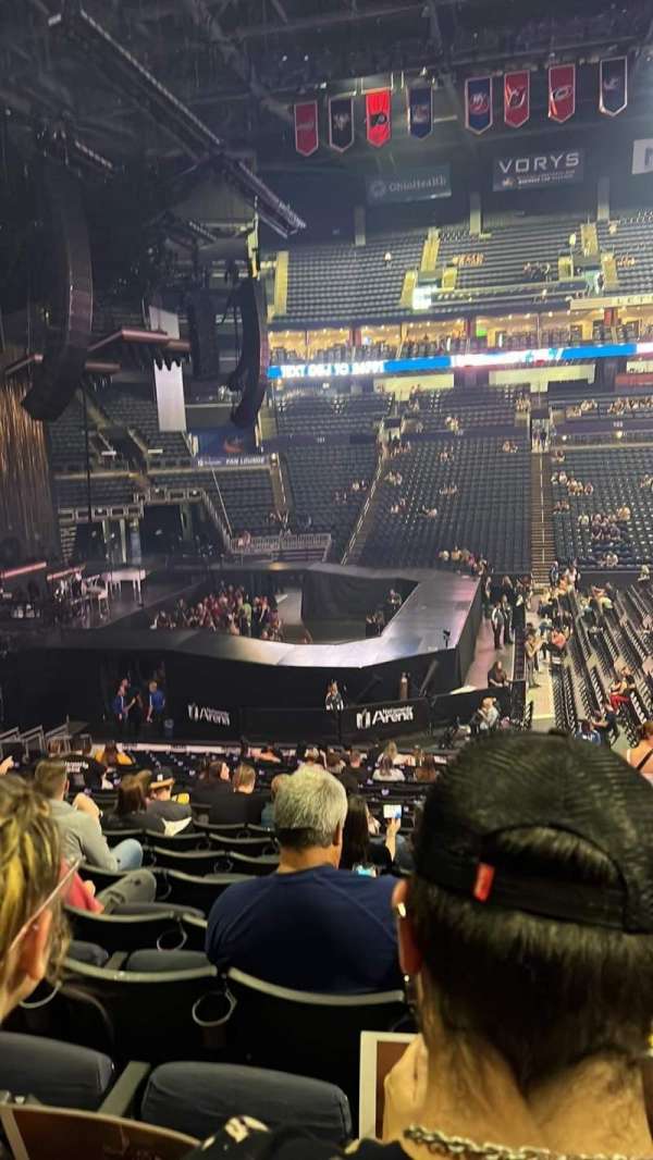 Nationwide Arena, section: 116, row: X, seat: 1