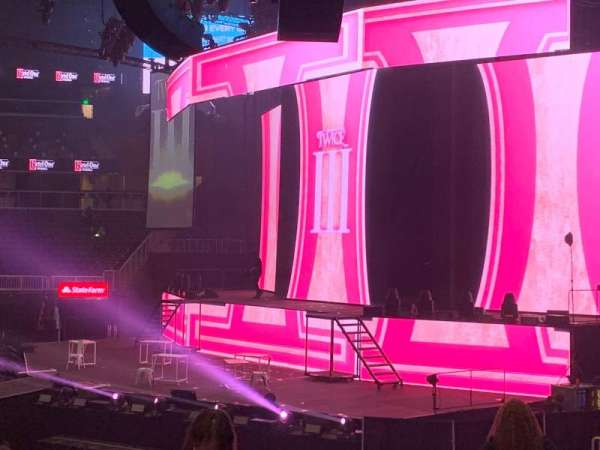 State Farm Arena, section: 107, row: Q