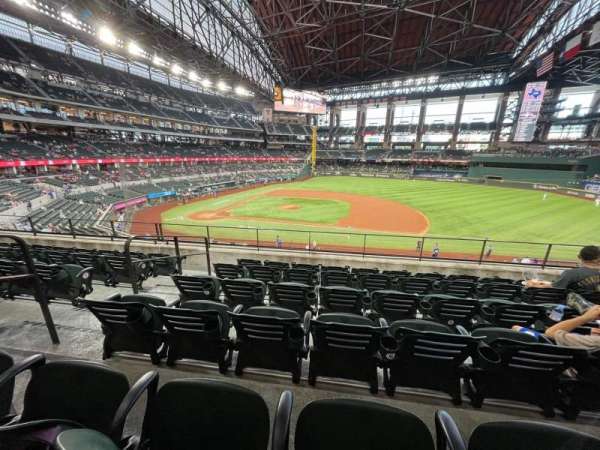 Globe Life Field, section: 120, row: 6, seat: 4