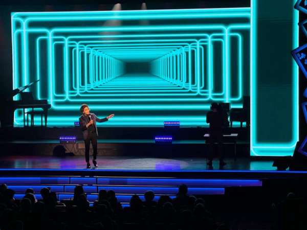 The Mirage Theatre, section: 102, row: J, seat: 23