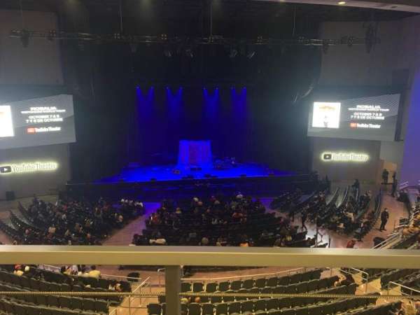 YouTube Theater, section: 204, row: A, seat: 4