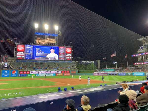 Progressive Field, section: 146, row: J, seat: 2