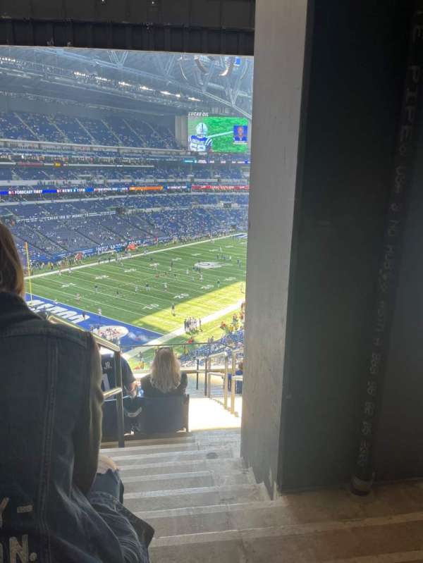 Lucas Oil Stadium, section: 449, row: 14, seat: 1