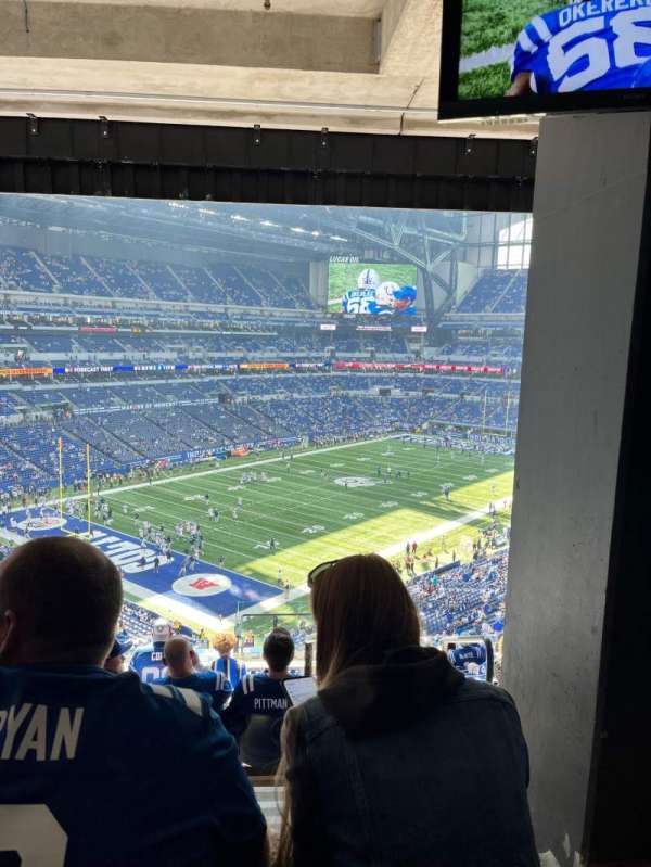 Lucas Oil Stadium, section: 449, row: 14, seat: 2