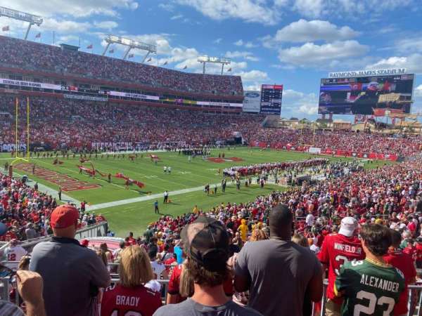 Raymond James Stadium, section: 228, row: E, seat: 14