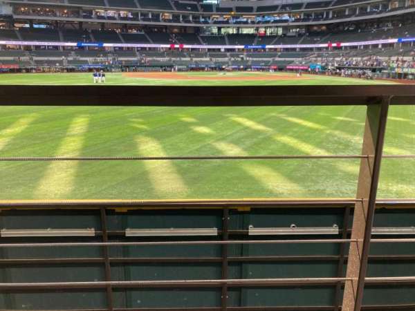Globe Life Field, section: 29, row: 1, seat: 14