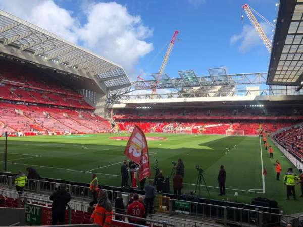 Anfield, section: 107, row: 16, seat: 22