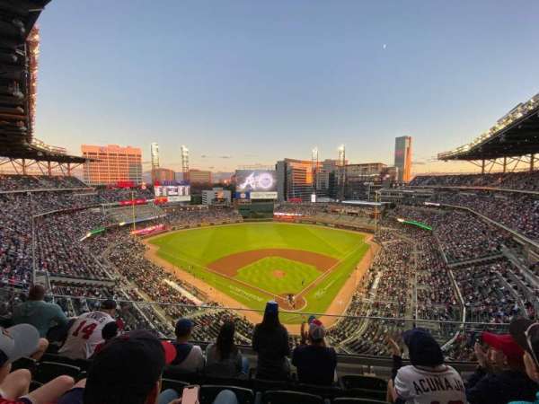 Truist Park, section: 427, row: 4, seat: 8