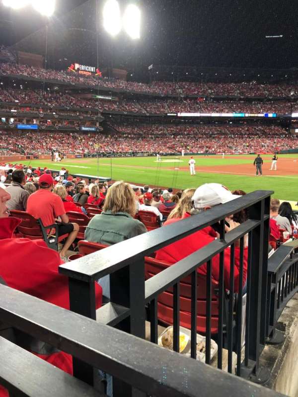 Busch Stadium, section: 139, row: 1, seat: 3