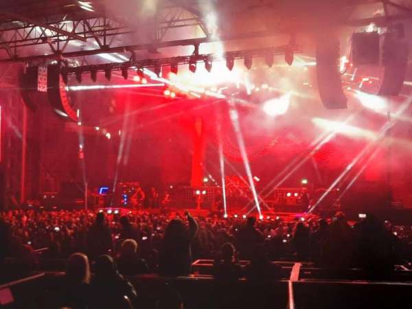 Hollywood Casino Amphitheatre, section: 205, row: CC, seat: 17