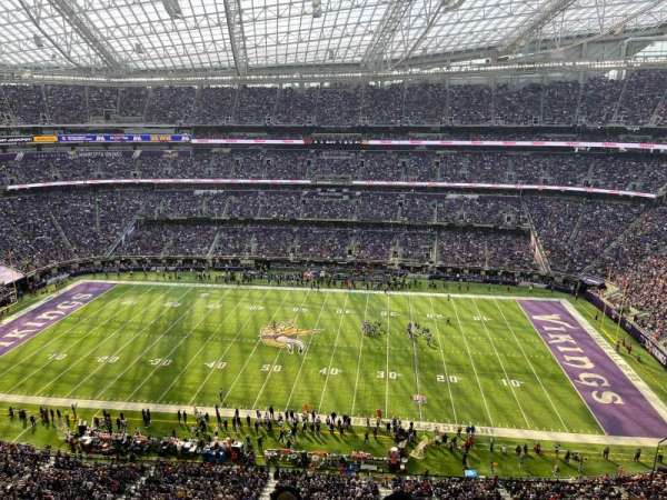 U.S. Bank Stadium, section: 311, row: 4, seat: 5