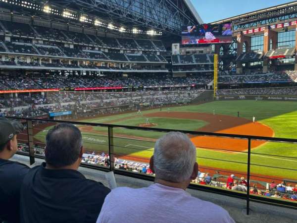 Globe Life Field, section: 121, row: 2, seat: 19