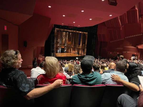 Segerstrom Hall, section: Orchestra Terrace, row: O, seat: 135